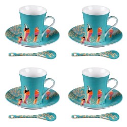 Coffret de 4 tasses Paraiso...