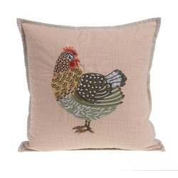 Coussin Poule 40x40 cm