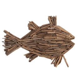 Poisson en bois flotté