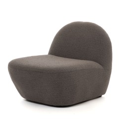 Fauteuil Tisno gris foncé