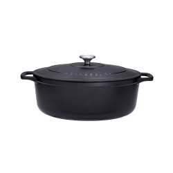 Cocotte ovale 25 cm noir