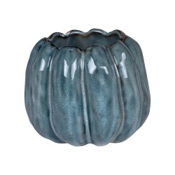 Vase Pump bleu 18,5x14,5 cm