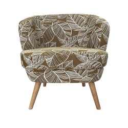 Fauteuil Dagmard feuille miel