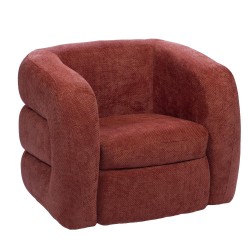 Fauteuil Bess terracotta