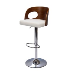 Tabouret de bar Emilie blanc