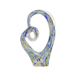 Sculpture Caleo en verre 25 cm