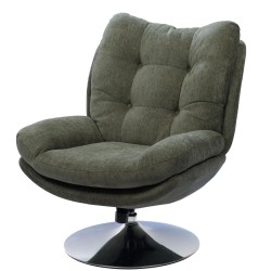 Fauteuil Magnum vert chrome