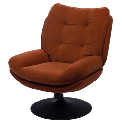 Fauteuil Magnum orange black