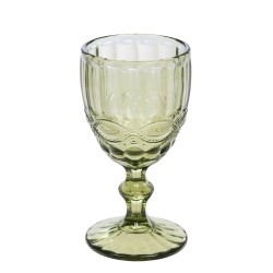 Boîte de 6 verres à pied vert