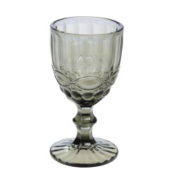 Boîte de 6 verres à pied gris