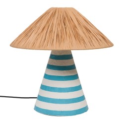 Lampe Livia bleue 