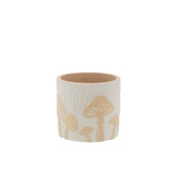 Cache pot champignon 14 cm