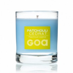 Bougie crème patchouli cédrat 